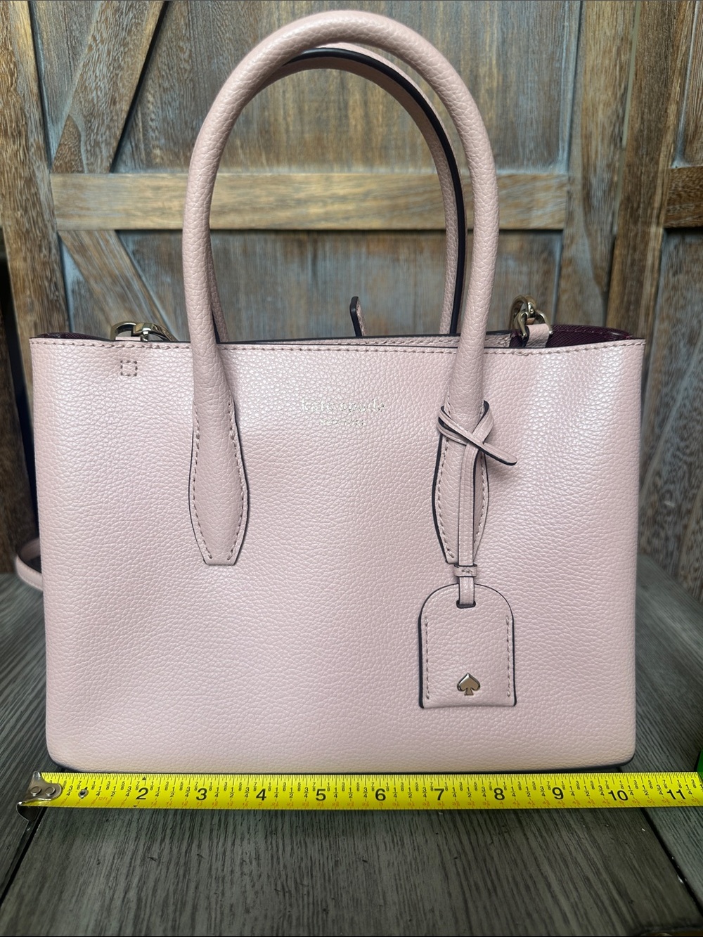 Kate Spade Small Satchel Light Pink Tote with Removable Crossbody Strap - Picture 16 of 16